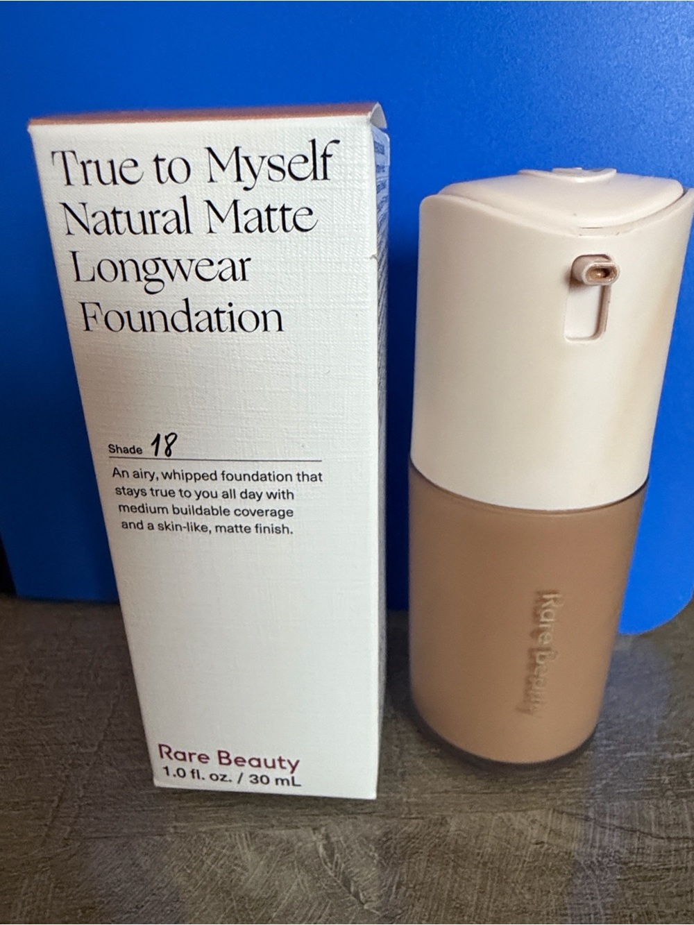 Rare Beauty True to Myself Natural Matte Fdn shade 18